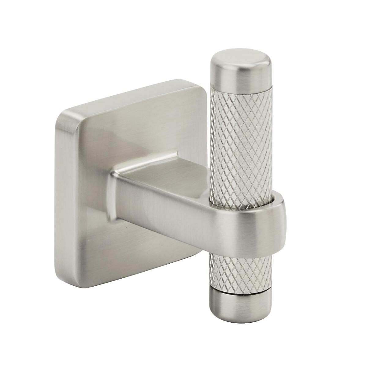 Bronx Decorative Hook Single Prong Satin Nickel
