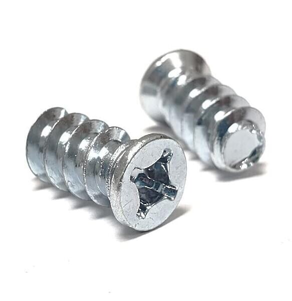 Euro Screws 6.3mm x 10mm Flat Head #2 Square Deep Thread-pak 1500