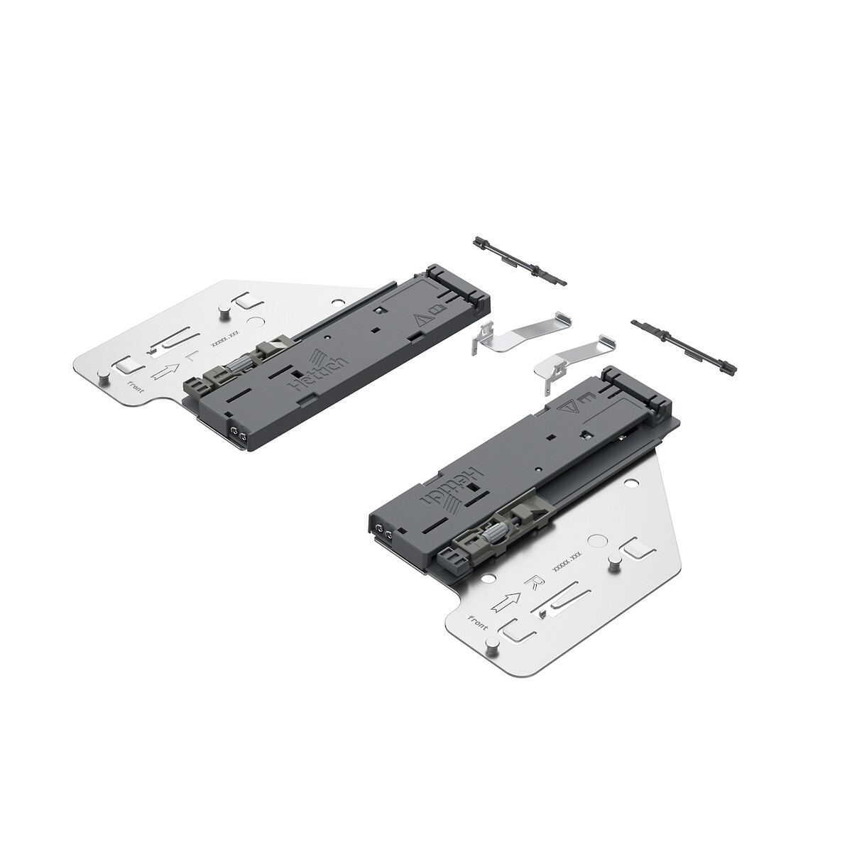 Hettich Actro 5D - Push to open Silent System, 8 - 20 kg, left and right
