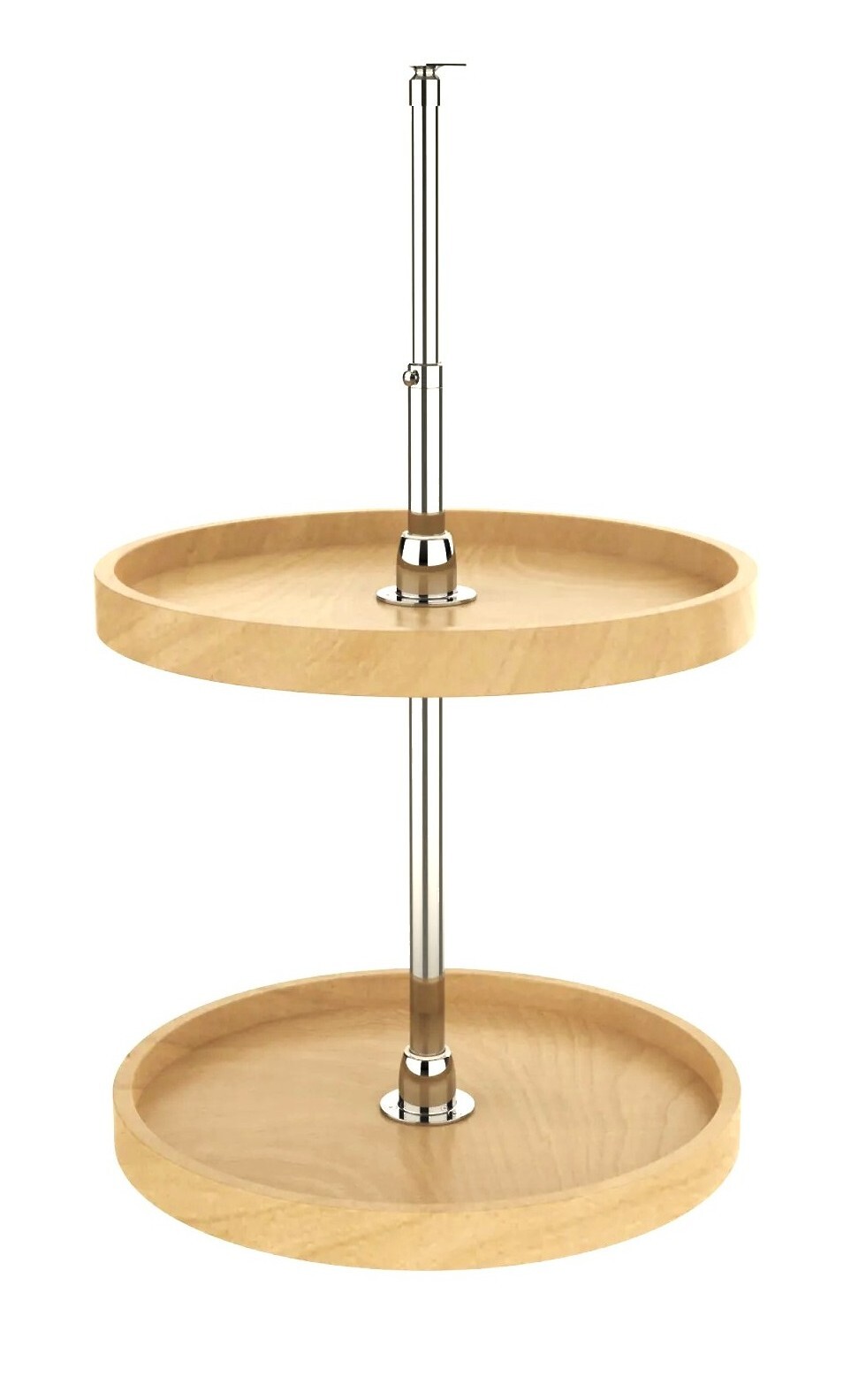 Rev-A-Shelf - 32" Maple Full Circle Wood Classic 2 Shelf (w/Hardware)