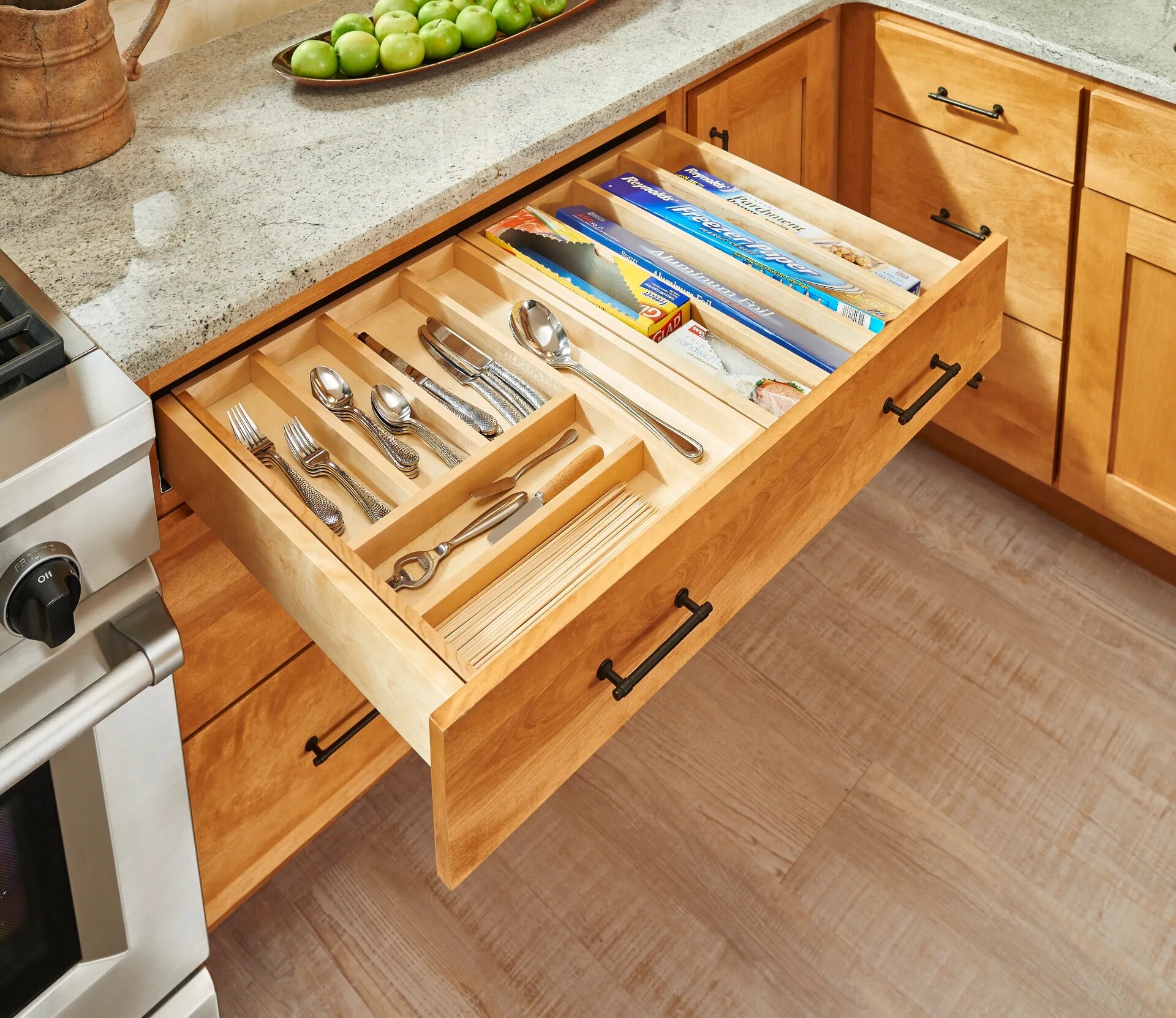 Rev-A-Shelf - 33" Opening - Complete System Tiered Combination Organizer