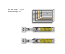 WIND (I) Min. Door Height 12-9/16" & Max. Door Height 24"